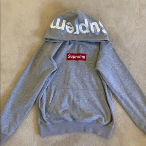 *fake* Supreme box logo Hoodie and sweat pants set